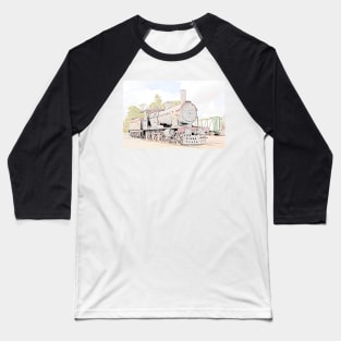 Rusting Steam Train 2 Baseball T-Shirt